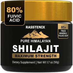 Shilajit Pure Himalayan Organic Shilajit Resin for Energy Maximum Potency Mental Clarity and Immunity 85 Natural Trace Minerals & Fulvic Acid Nat